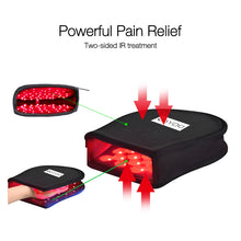 Load image into Gallery viewer, Red Light Therapy Devices for Hand Pain Relief Double Side pad for Fingers Wrist with 88pcs 660nm red lights and 88pcs 880nm infrared lights