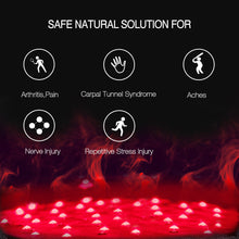 Load image into Gallery viewer, Red Light Therapy Devices for Hand Pain Relief Double Side pad for Fingers Wrist with 88pcs 660nm red lights and 88pcs 880nm infrared lights