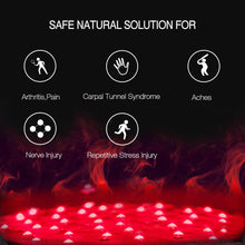 Load image into Gallery viewer, Red Light Therapy Devices for Hand Pain Relief Double Side pad for Fingers Wrist with 88pcs 660nm red lights and 88pcs 880nm infrared lights
